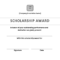 Scholarship Award Certificate Sample | Templates At With Regard To Scholarship Certificate Template