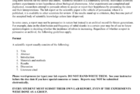 Science Lab Report Template - Pc|Mac pertaining to Lab Report Template Word