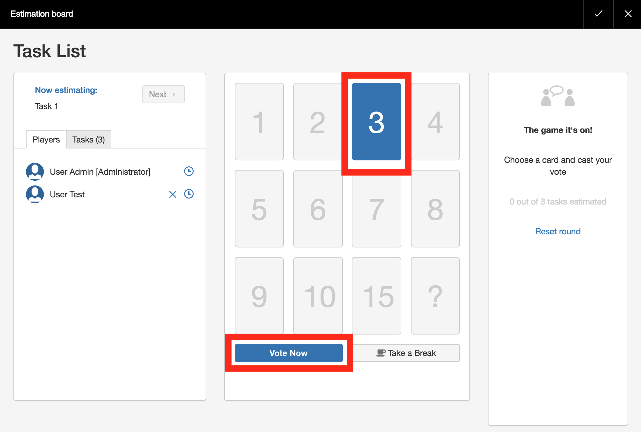 Scrum Poker Estimates For Confluence Documentation In Planning Poker Cards Template