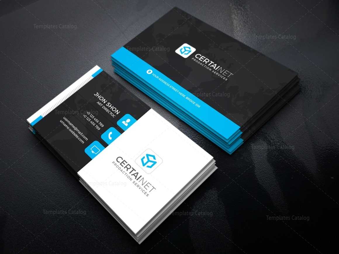 Security Company Corporate Business Card Template 000925 With Regard To Company Business Cards Templates