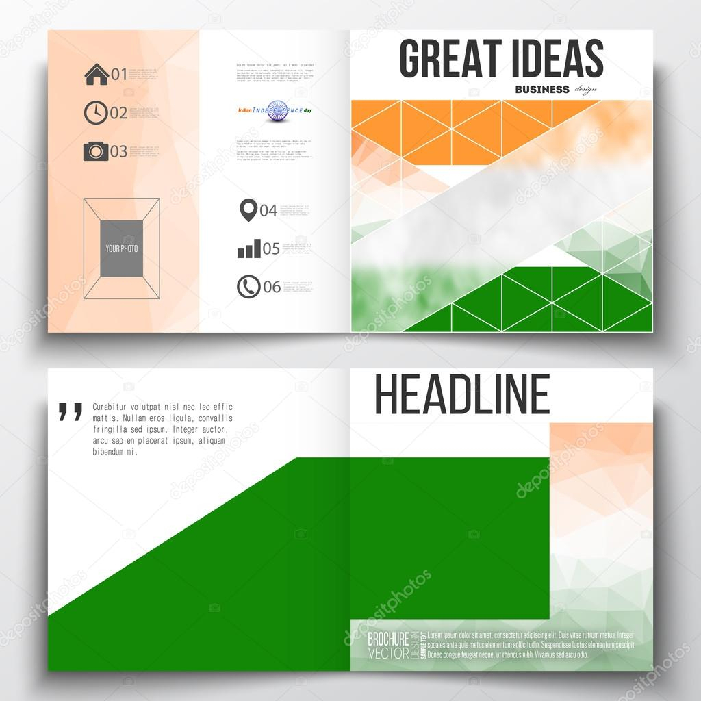 Set Of Annual Report Business Templates For Brochure Intended For Ind Annual Report Template