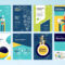 Set Of Brochure Design Templates On The Subject Of Education,.. In School Brochure Design Templates