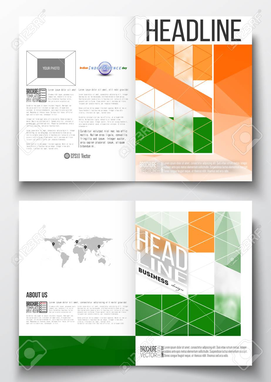 Set Of Business Templates For Brochure, Magazine, Flyer, Booklet.. In Ind Annual Report Template