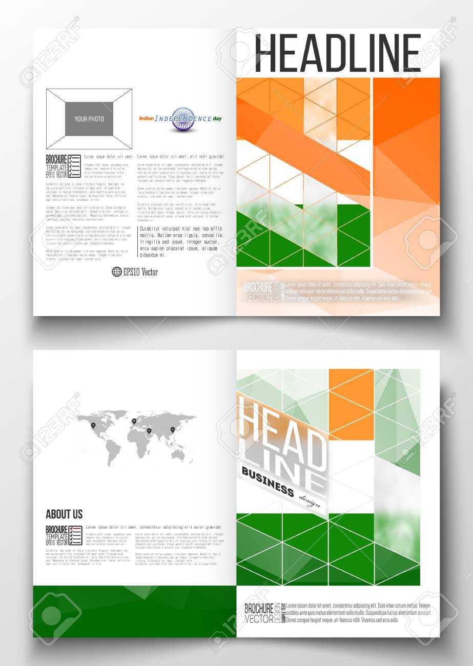 Set Of Business Templates For Brochure, Magazine, Flyer, Booklet.. In Ind Annual Report Template