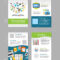 Set Of Flyer. Brochure Design Templates. Education Infographic.. Inside E Brochure Design Templates