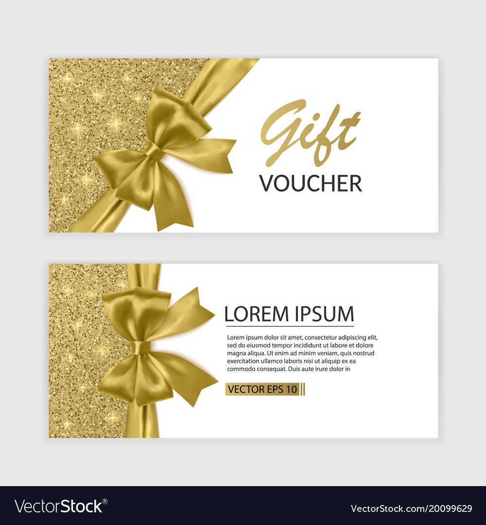 Set Of Gift Voucher Card Template Advertising Or Regarding Advertising Card Template