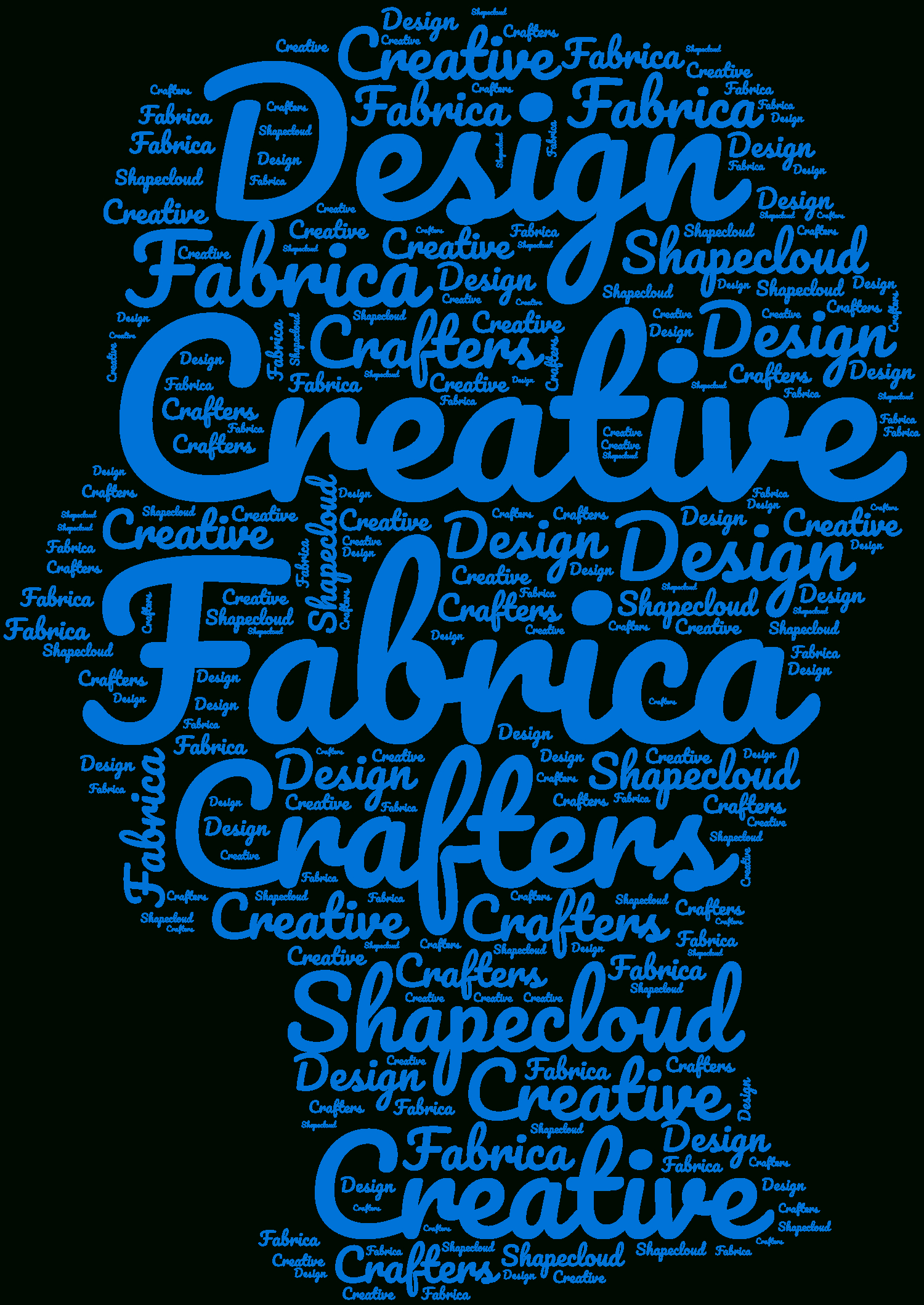 Shapecloud | Arts & Crafts | Free Word Art Generator, Word In Free Word Collage Template
