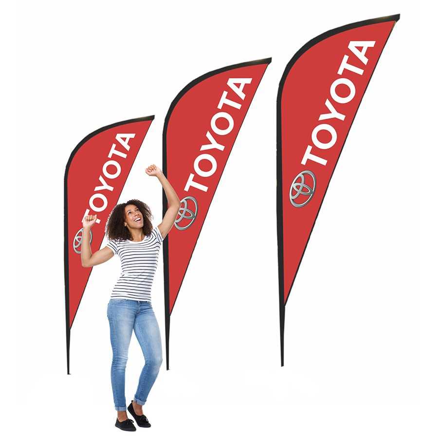 Sharkfin Banners & Sharkfin Flags | Printing Companies Inside Sharkfin Banner Template