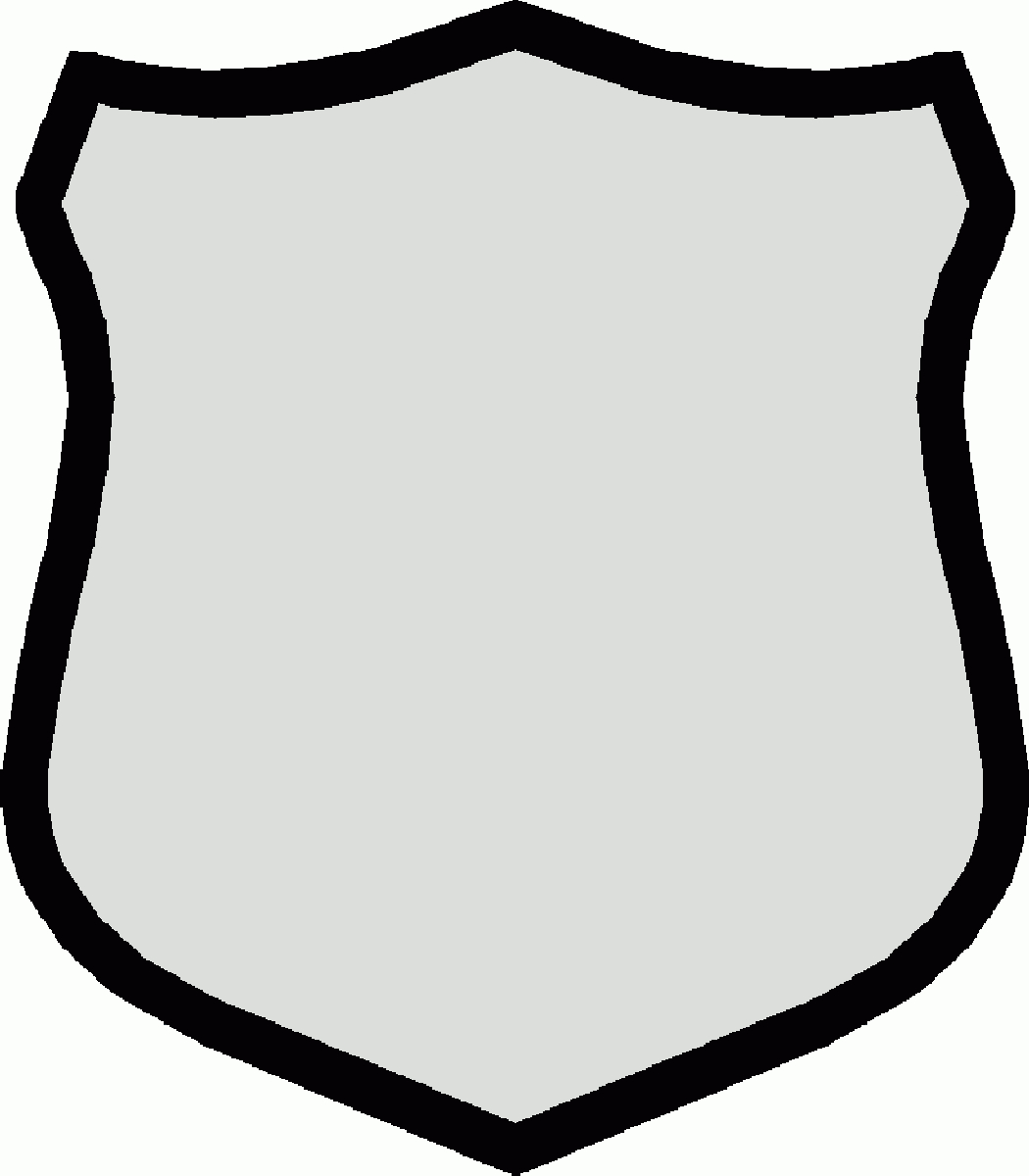 Shield Template Clipart | Free Download Best Shield Template Inside Blank Shield Template Printable
