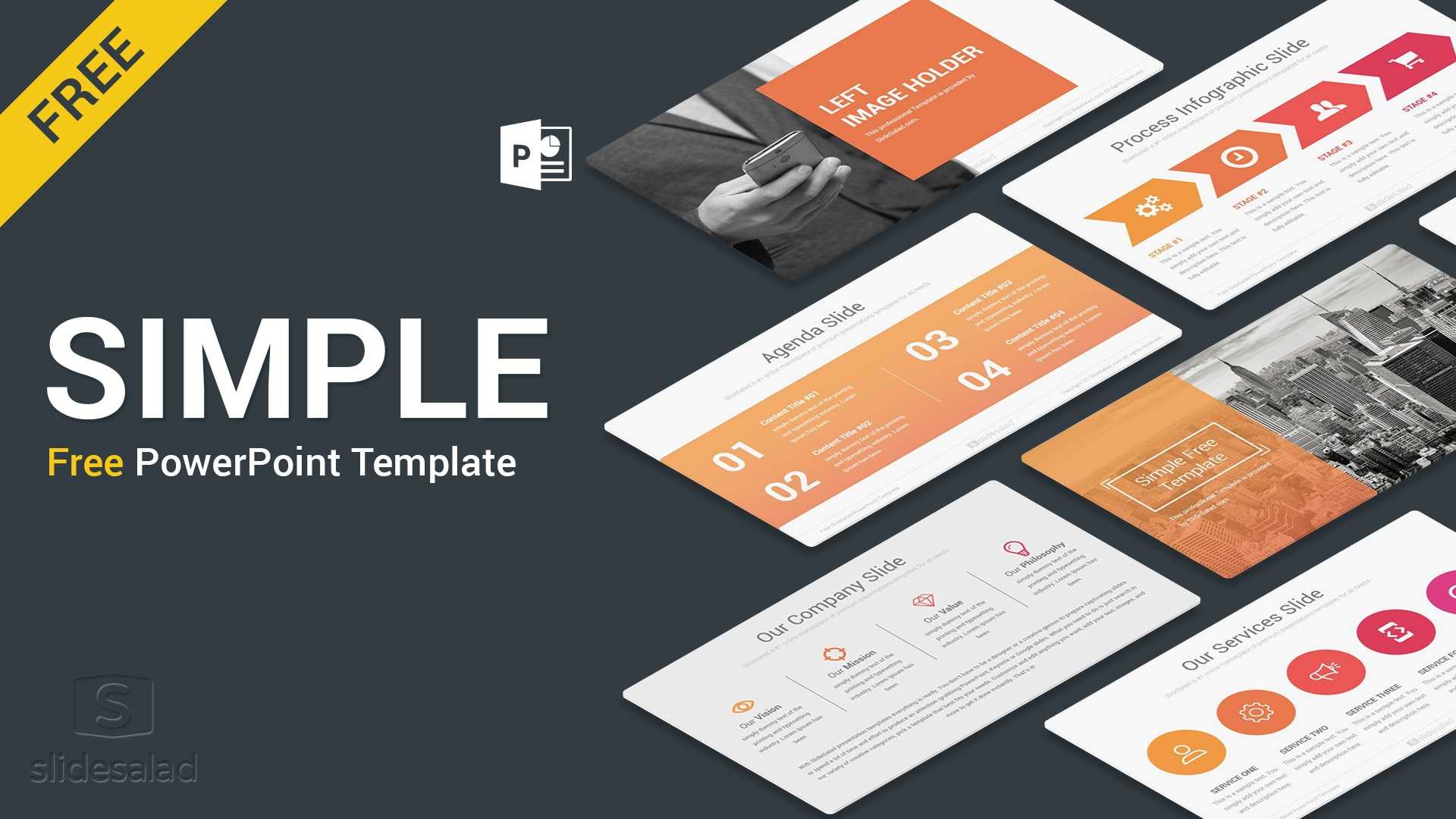 Simple Free Powerpoint Presentation Template – Free Download Inside Free Powerpoint Presentation Templates Downloads