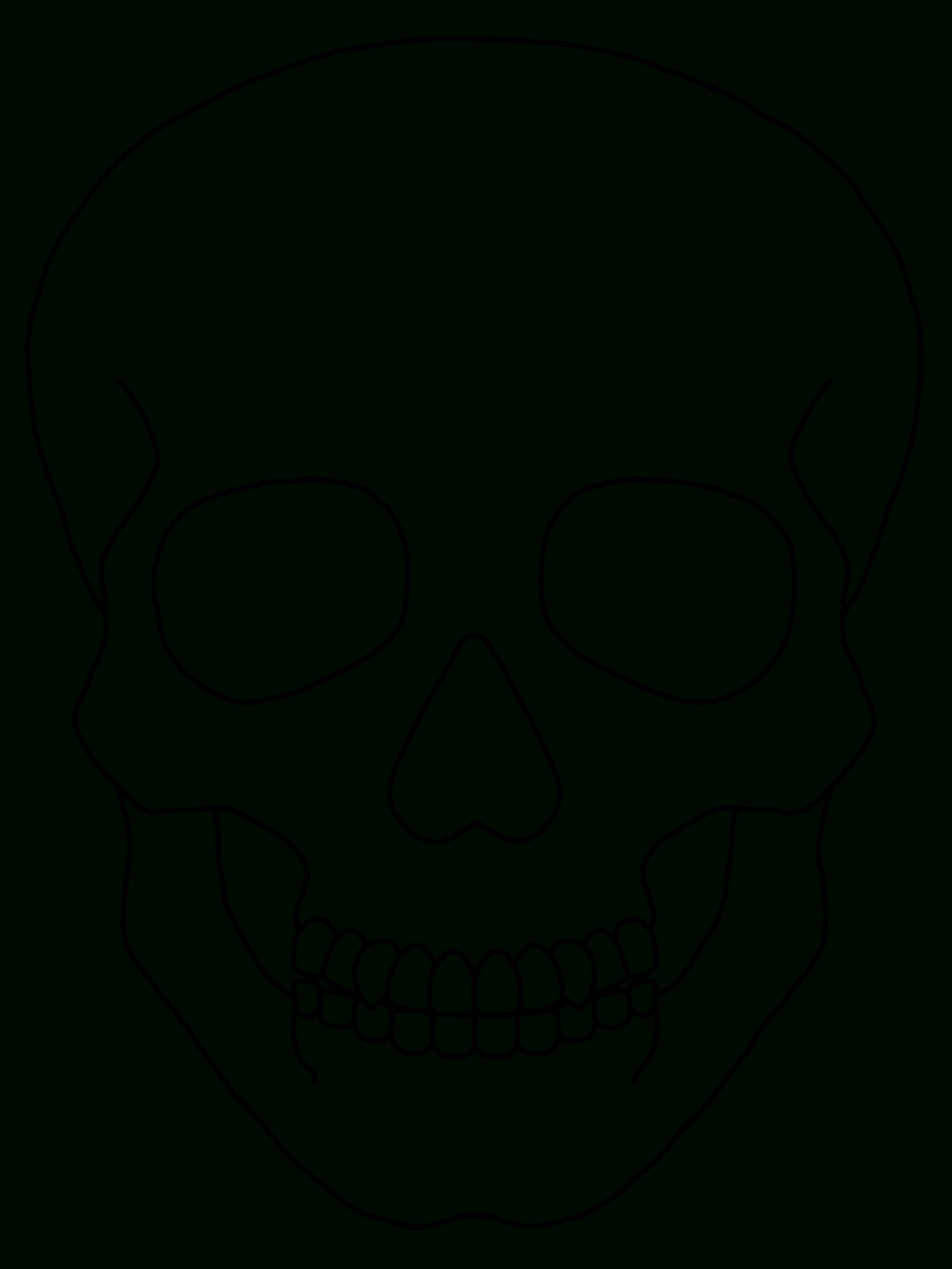 Simple Sugar Skull Drawing At Paintingvalley | Explore Throughout Blank Sugar Skull Template