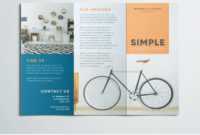 Simple Tri Fold Brochure | Design Inspiration | Graphic inside Tri Fold Brochure Template Indesign Free Download