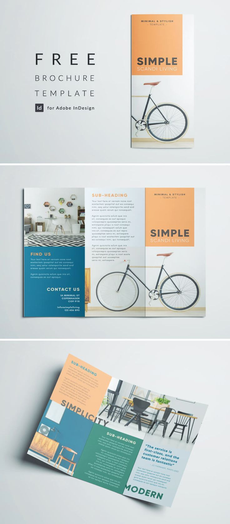 Simple Tri Fold Brochure | Design Inspiration | Graphic Throughout Adobe Tri Fold Brochure Template