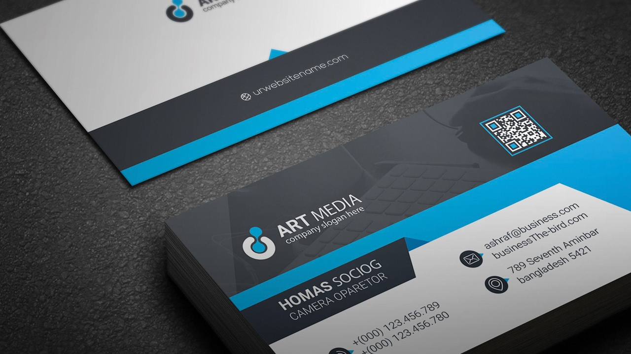 Simple Visiting Card Design Free Download Business Psd With Regard To Visiting Card Illustrator Templates Download