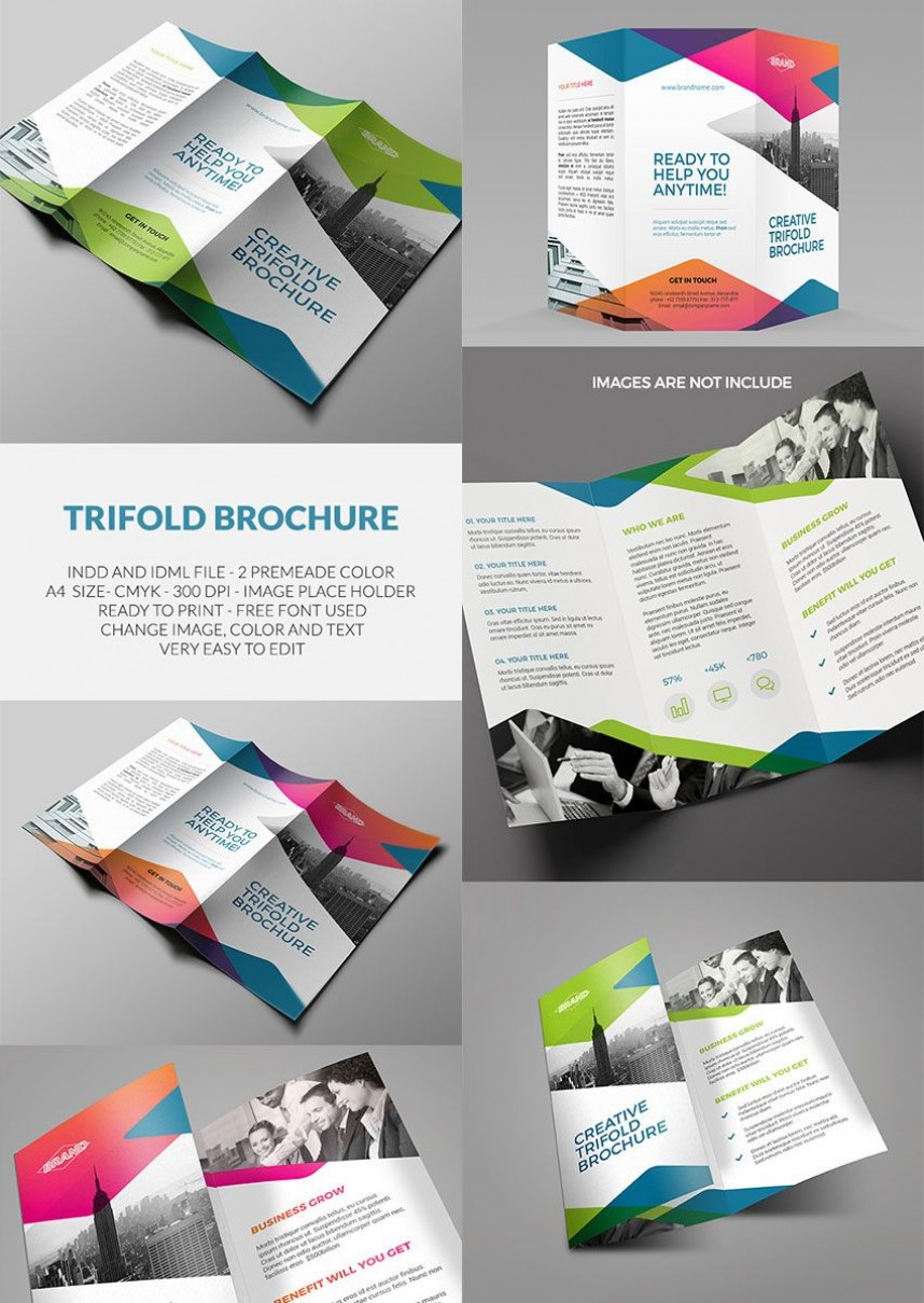 Singular Indesign Brochure Templates Free Download Template In Adobe Indesign Tri Fold Brochure Template