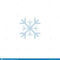 Snowflake Icon. Template Christmas Snowflake On Blank Regarding Blank Snowflake Template