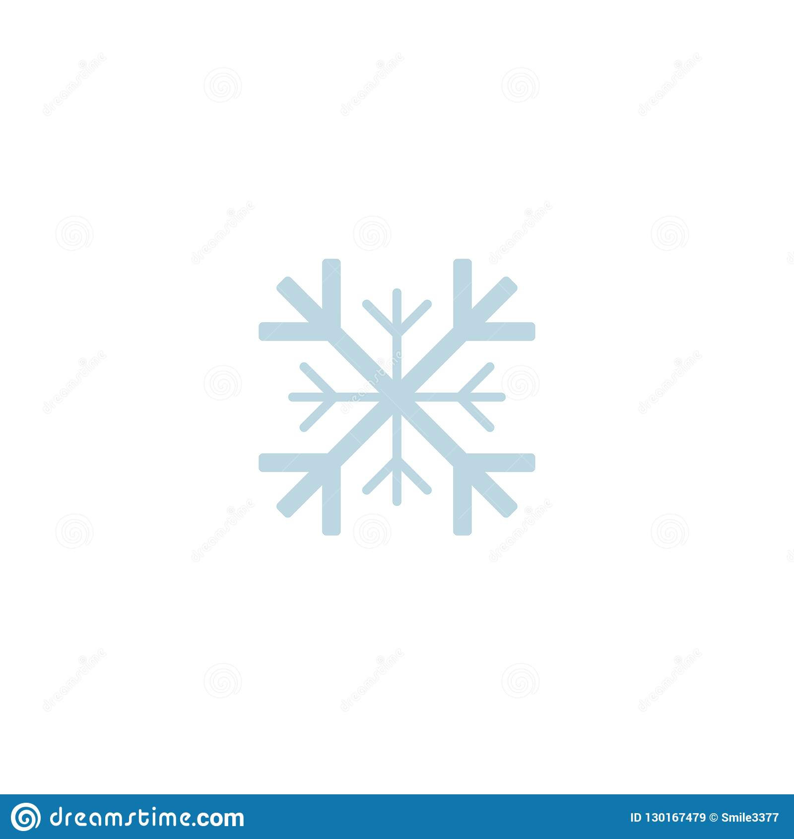 Snowflake Icon. Template Christmas Snowflake On Blank Regarding Blank Snowflake Template
