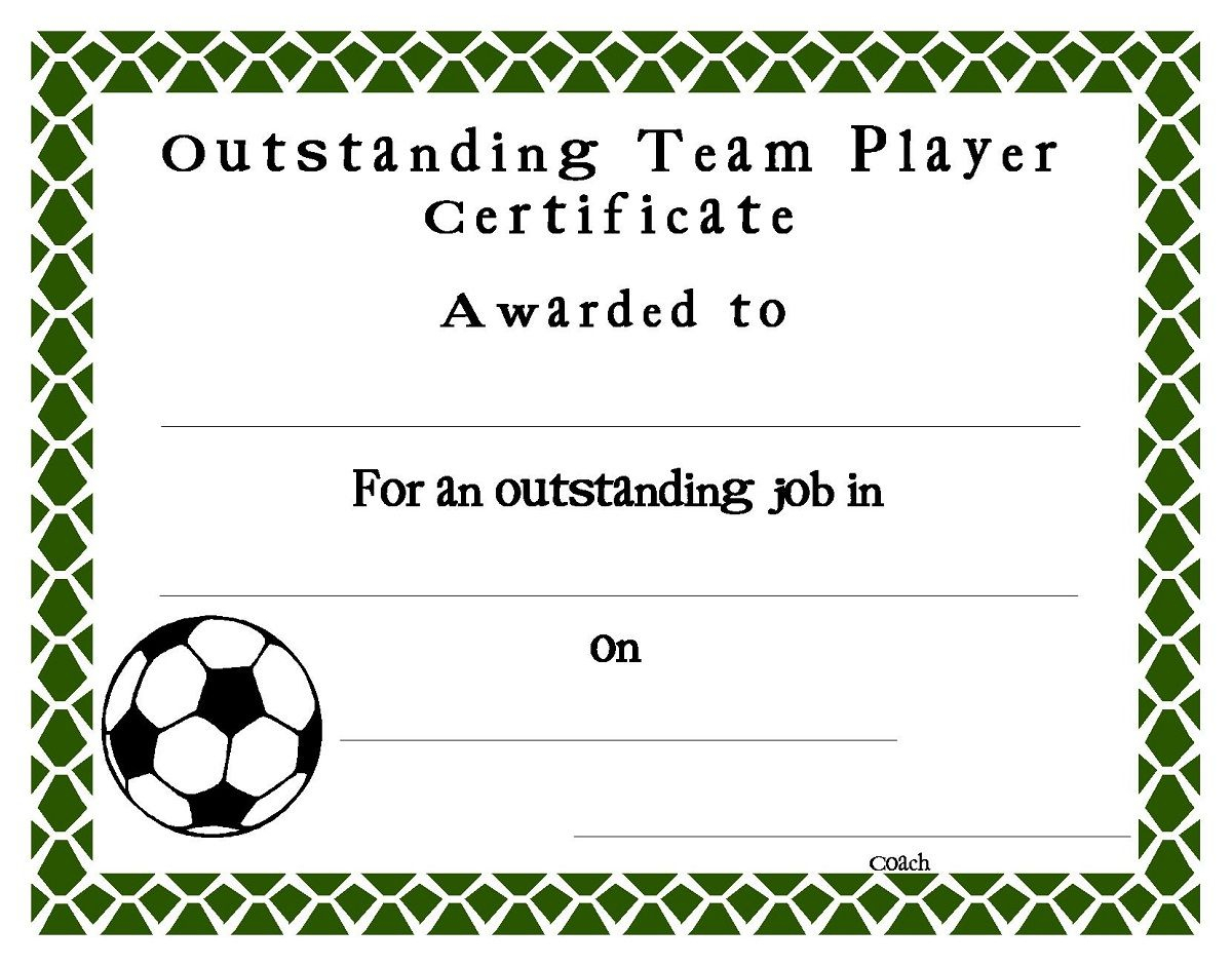 Soccer Award Certificates Template | Kiddo Shelter | Blank Throughout Soccer Certificate Templates For Word