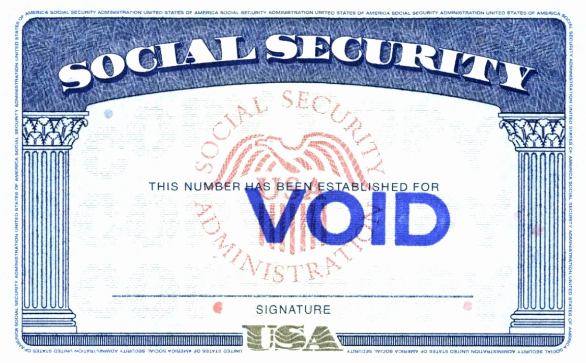 Social Security Card Template Free – Atlantaauctionco With Ss Card Template