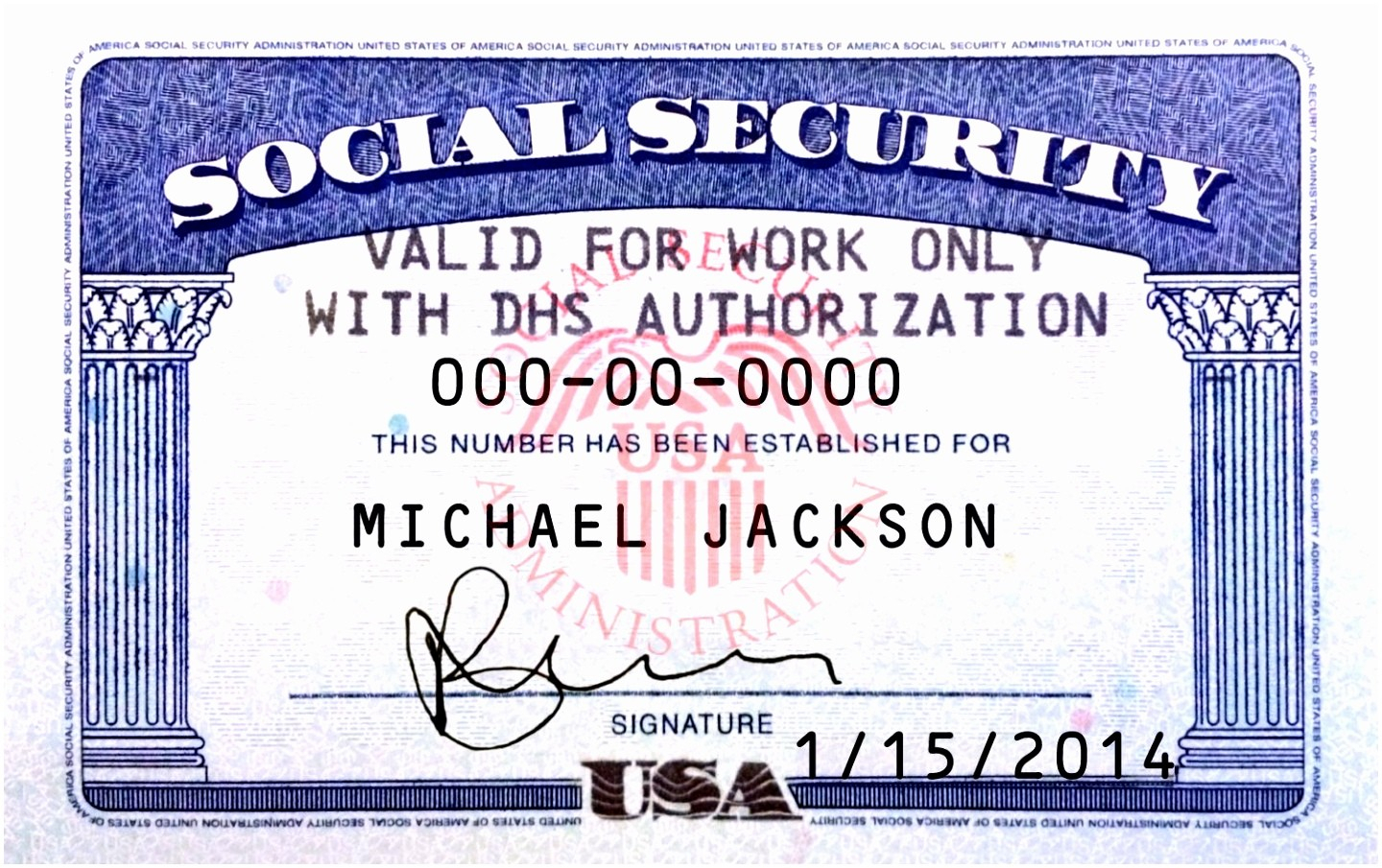 Social Security Card Template Photoshop Example – Nurul Amal In Editable Social Security Card Template