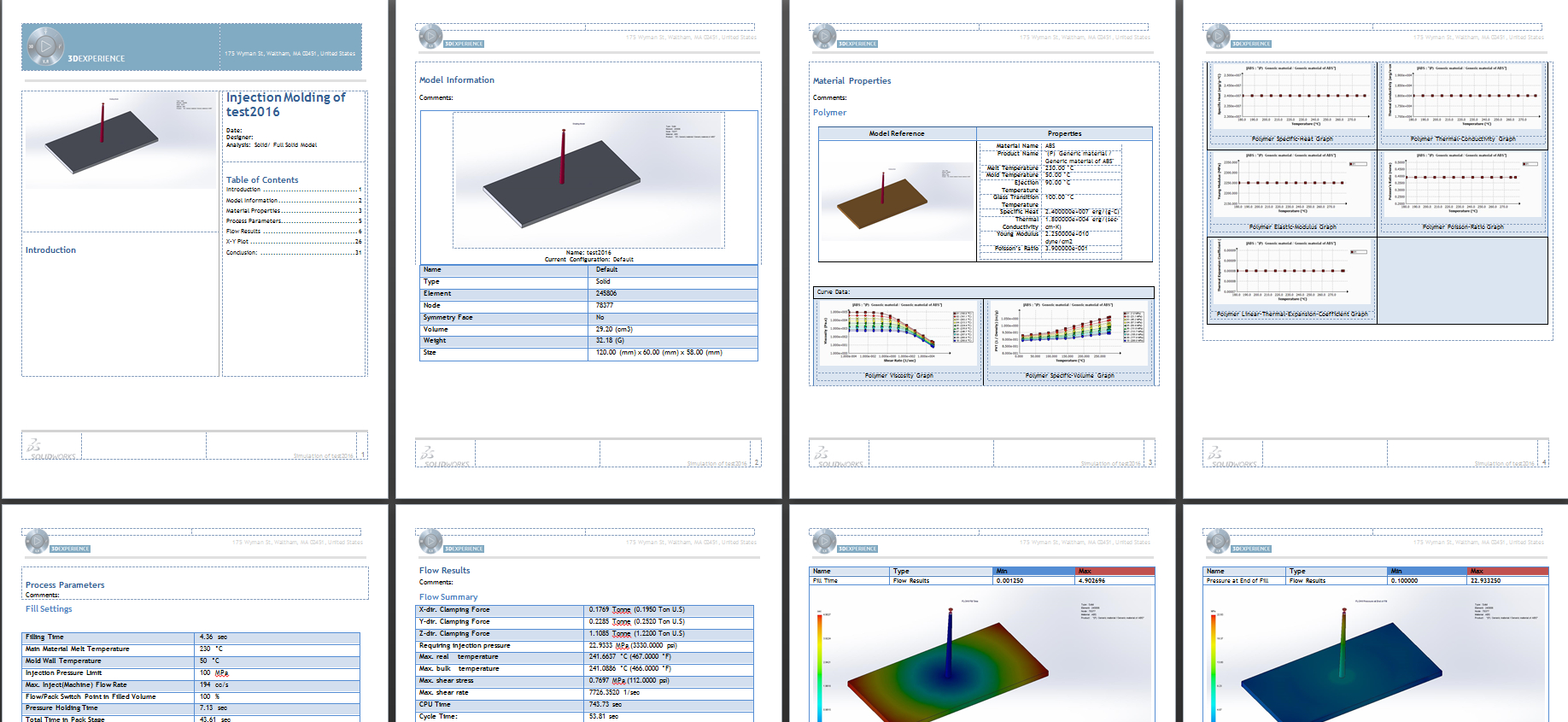 Solver And User Interface Key To Solidworks Plastics Update With Regard To Fea Report Template