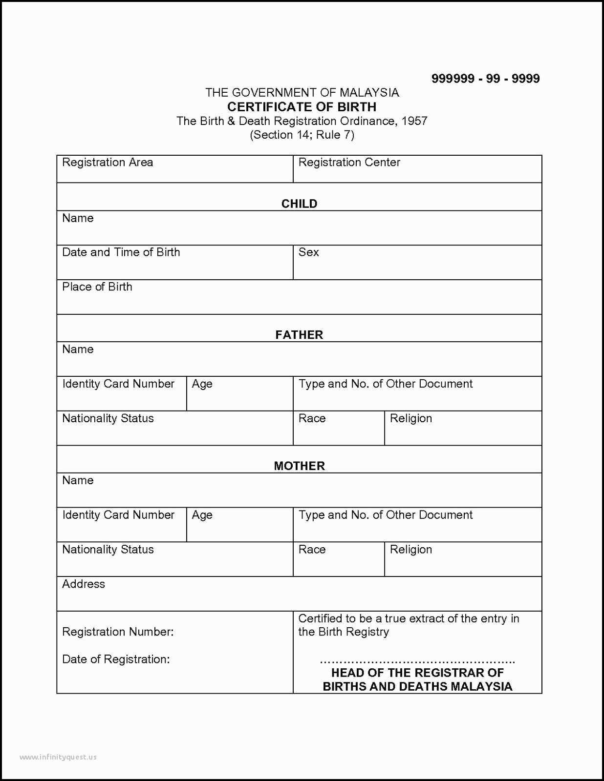 Spanish To English Birth Certificate Translation Template Pertaining To Spanish To English Birth Certificate Translation Template