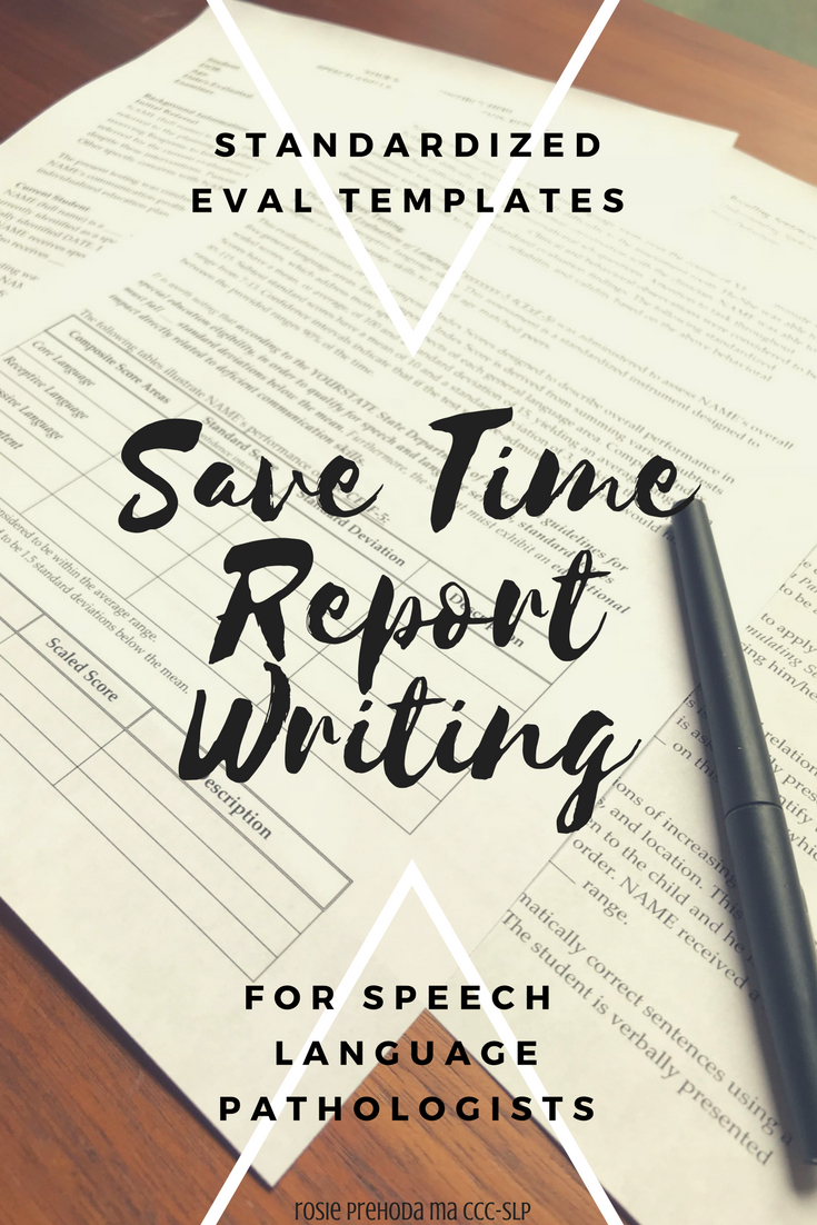 Speech & Language Standardized Evaluation Report Template Intended For Speech And Language Report Template