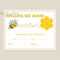 Spelling Bee Award Certificate Template Inside Spelling Bee Award Certificate Template