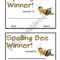 Spelling Bee Award – Esl Worksheetsara5 Within Spelling Bee Award Certificate Template