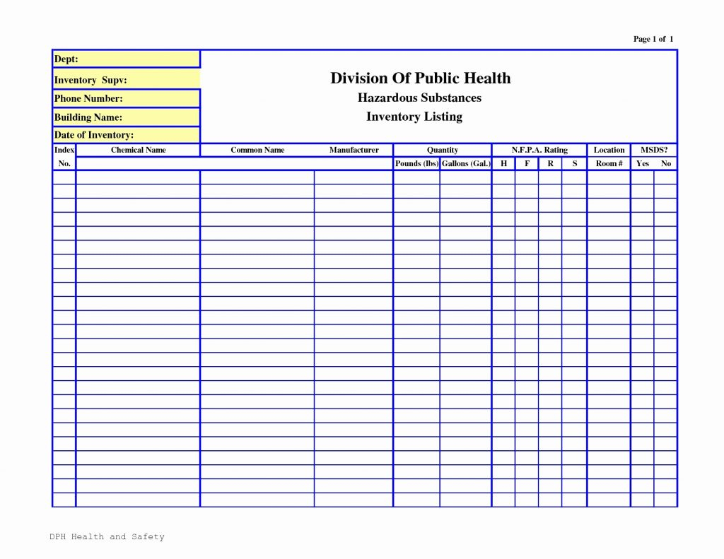 Spreadsheet Hotel Housekeeping Inventory Linen Sheet Luxury Throughout Stock Report Template Excel