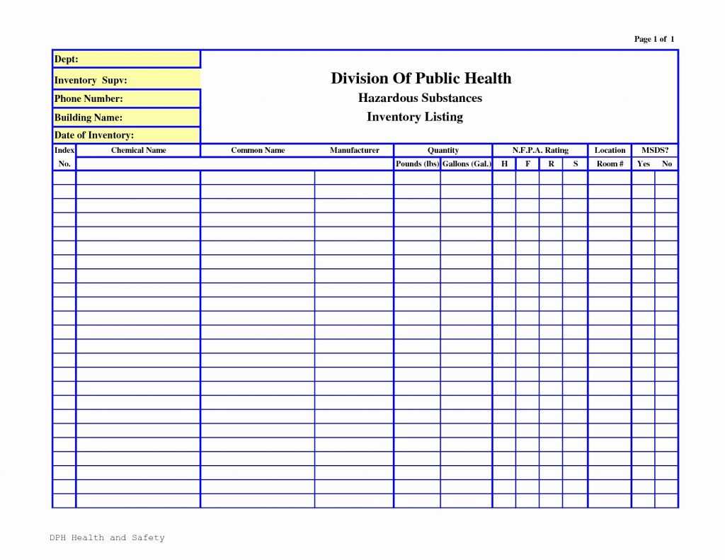 Spreadsheet Hotel Housekeeping Inventory Linen Sheet Luxury Throughout Stock Report Template Excel