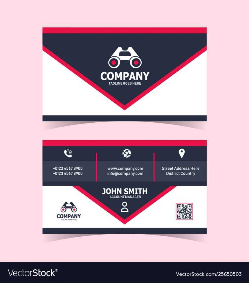 Staggering Double Sided Business Card Template Ideas Free Intended For Double Sided Business Card Template Illustrator