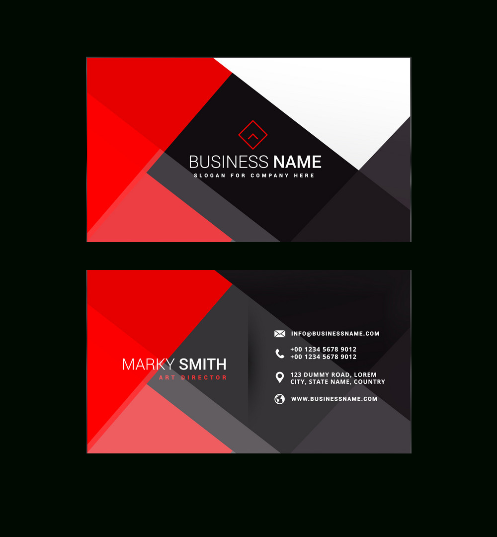 Standard Business Cards Within Designer Visiting Cards Templates