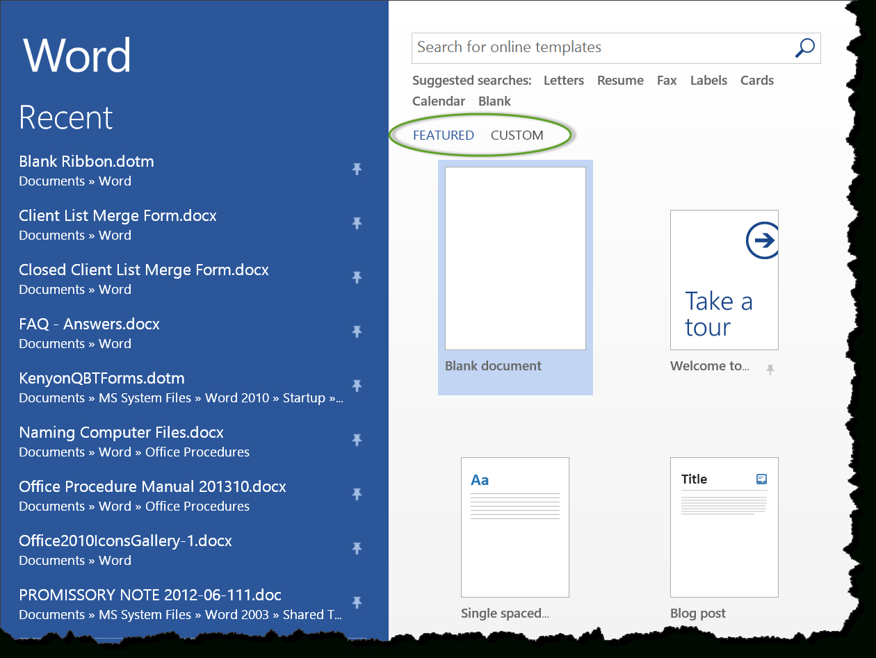 Start Page In Word 2013 2019(365) Inside Report Template Word 2013