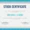 Stock Certificate Template With Ownership Certificate Template