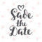 Stock Illustration For Save The Date Banner Template