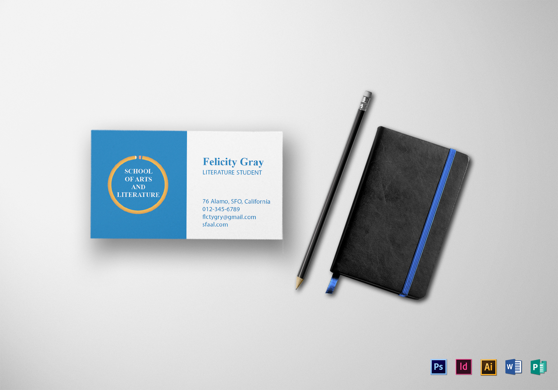 Student Business Card Template Within Student Business Card Template