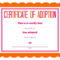 Stuffed Animal Adoption Party Detail Oriented Diva! | Party With Pet Adoption Certificate Template