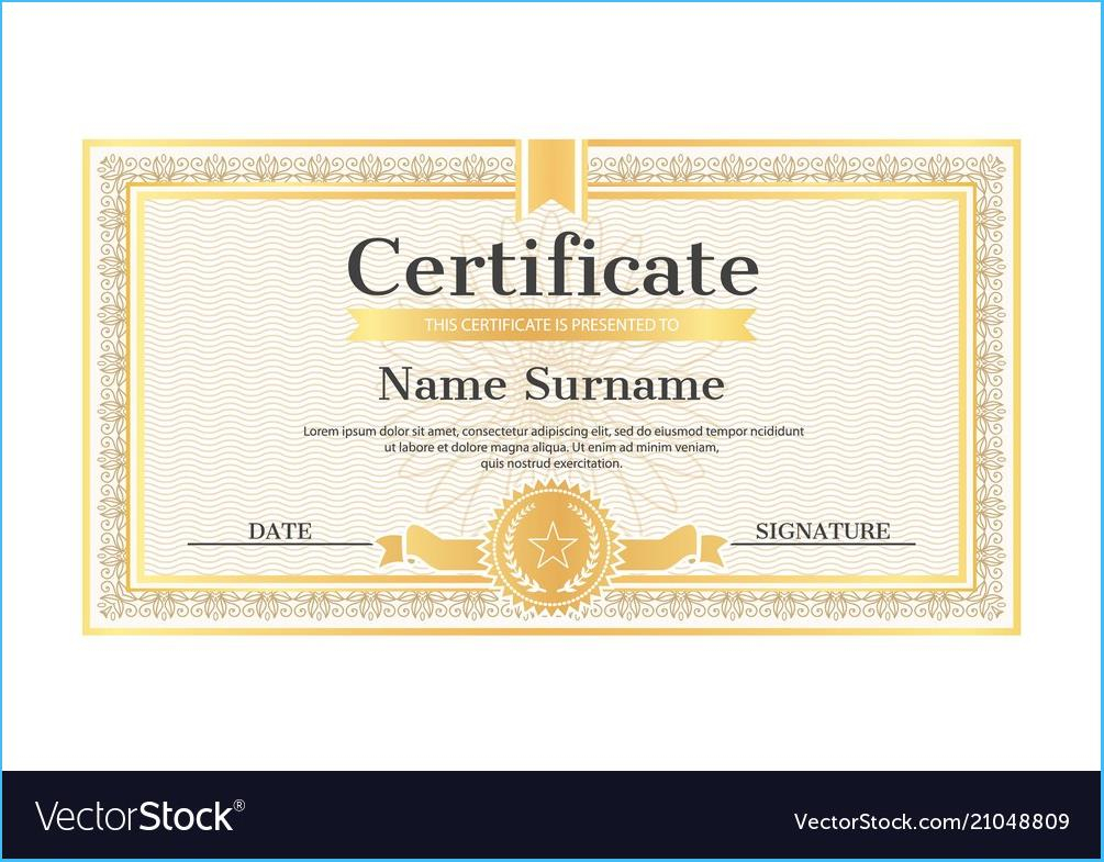 Stylish Star Naming Certificate Template To Make Certificate Regarding Star Naming Certificate Template