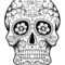 Sugar Skull Drawing Template | Free Download Best Sugar In Blank Sugar Skull Template