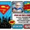 Superman Birthday Invitation Ideas — Metal Decorations From With Regard To Superman Birthday Card Template