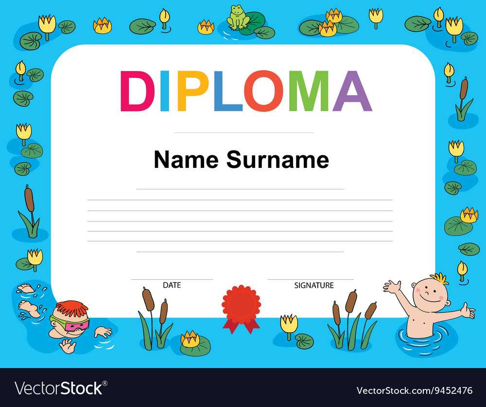 Swimming Award Certificate Template Regarding Swimming Award Certificate Template