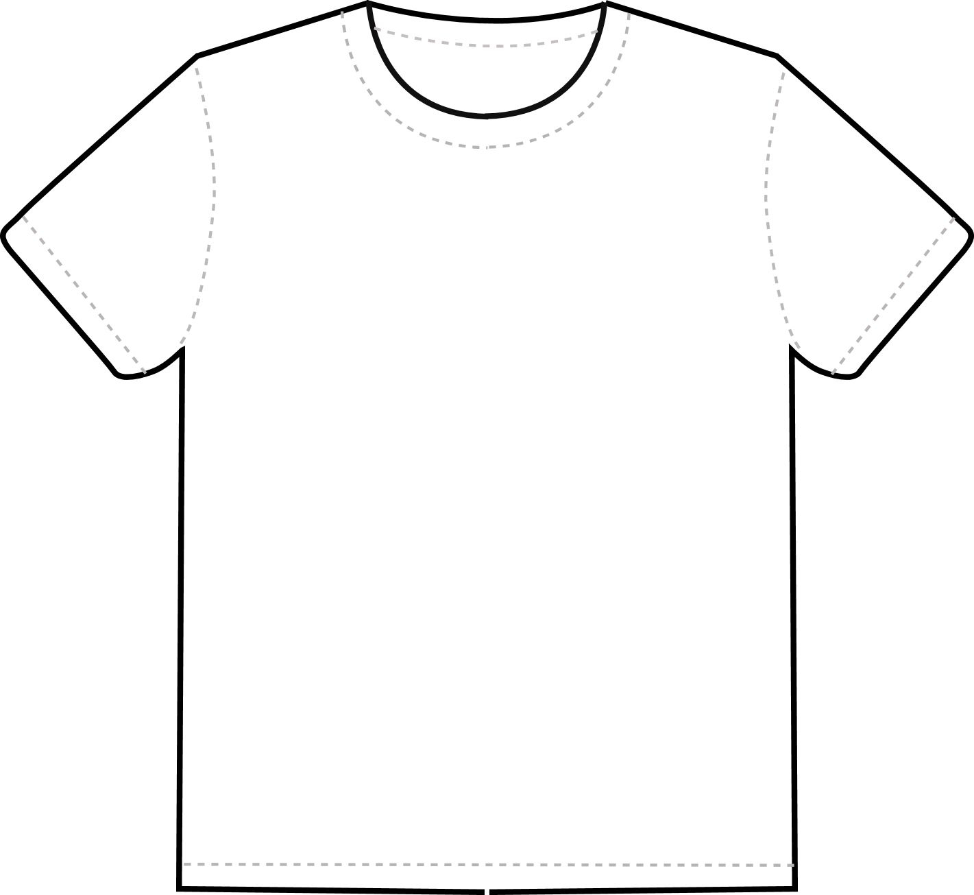 T Shirt Outline Clipart - Clipart Best - Clipart Best For Blank T Shirt Outline Template