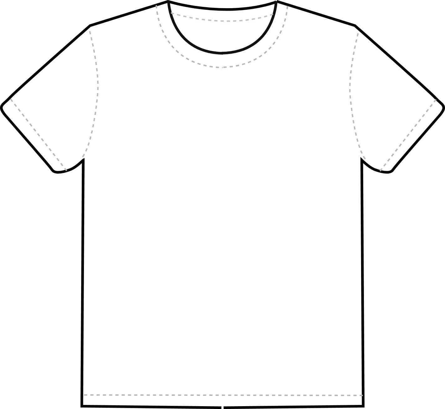 T Shirt Outline Clipart – Clipart Best – Clipart Best For Blank T Shirt Outline Template