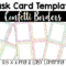 Task Card Template (Confetti) | Confetti Classroom! | Task Pertaining To Task Card Template