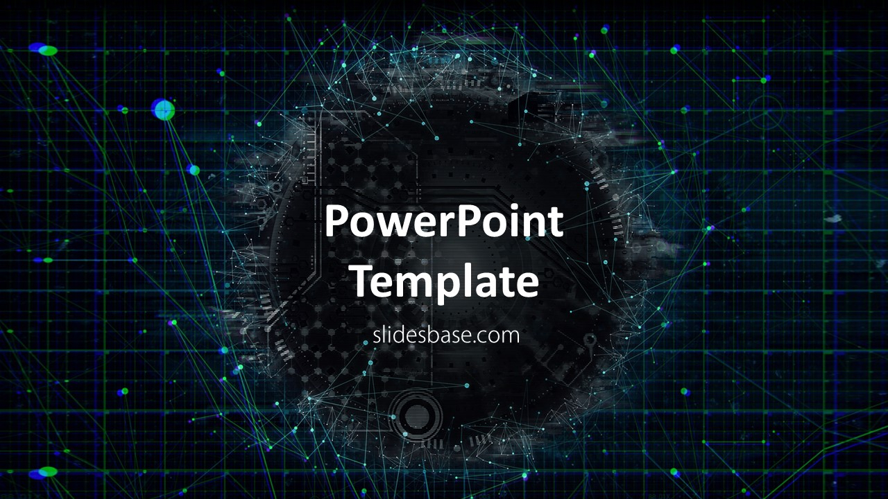 Technology Network Powerpoint Template For Powerpoint Templates For Technology Presentations