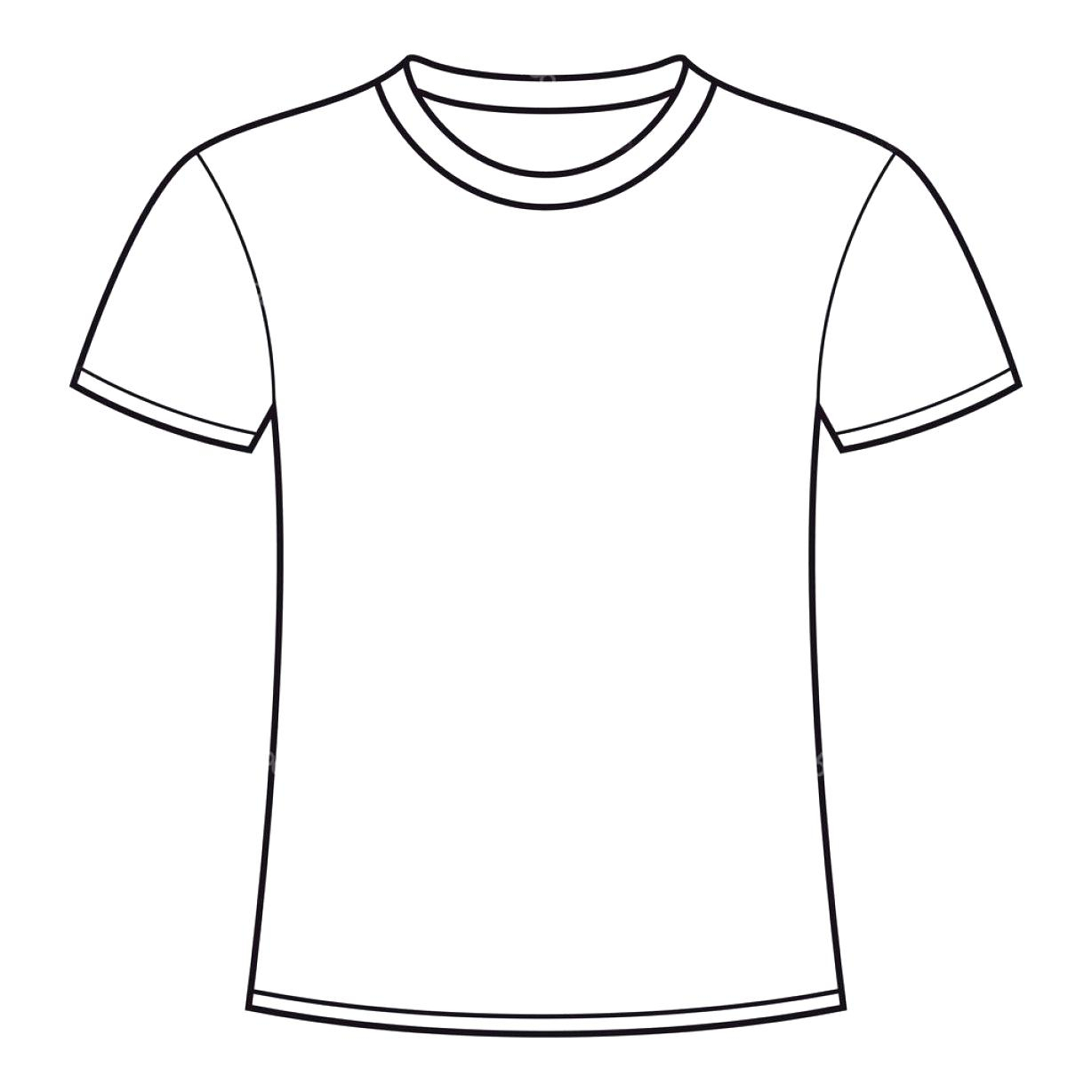 Template: Blank Vector Tee Shirts T Shirt Template Printable Throughout Printable Blank Tshirt Template