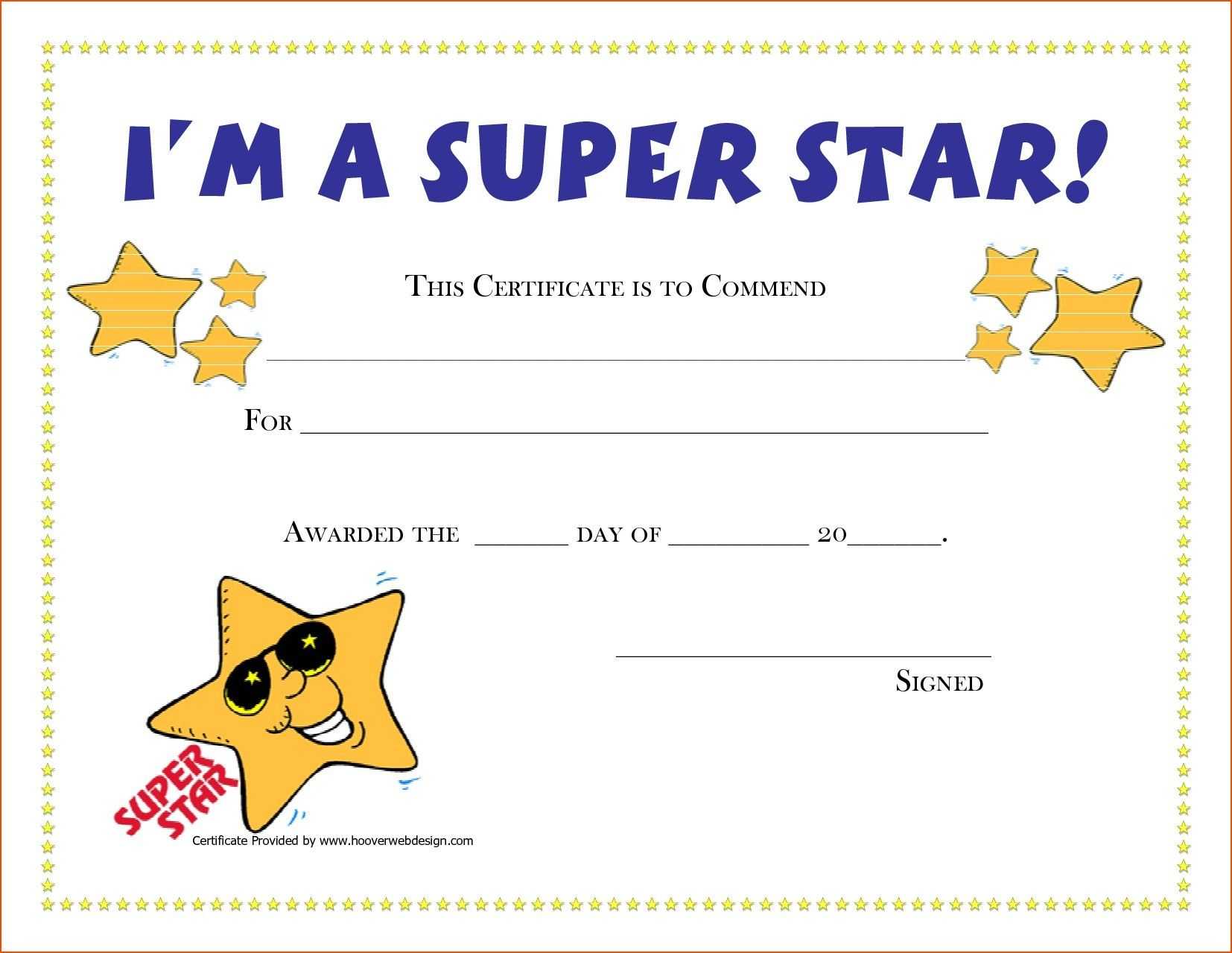 Template Certificate Blank Fresh Template Blank Award Within Blank Award Certificate Templates Word