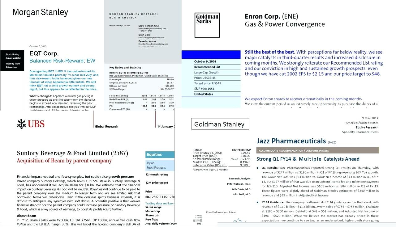 Template: Data Analyst Resume Sample Research Company In Equity Research Report Template