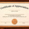 Template: Editable Certificate Of Appreciation Template Free For Blank Certificate Of Achievement Template